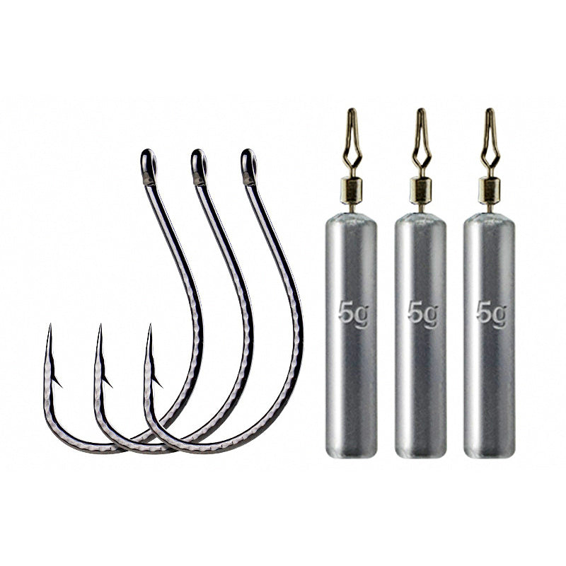 Wacky Hook & Cylinder Sinker Set, 0.12–0.49 oz (3.5–14 g)