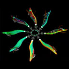 Glow Wood Shrimp Squid Jig (Egi), Size 3.5