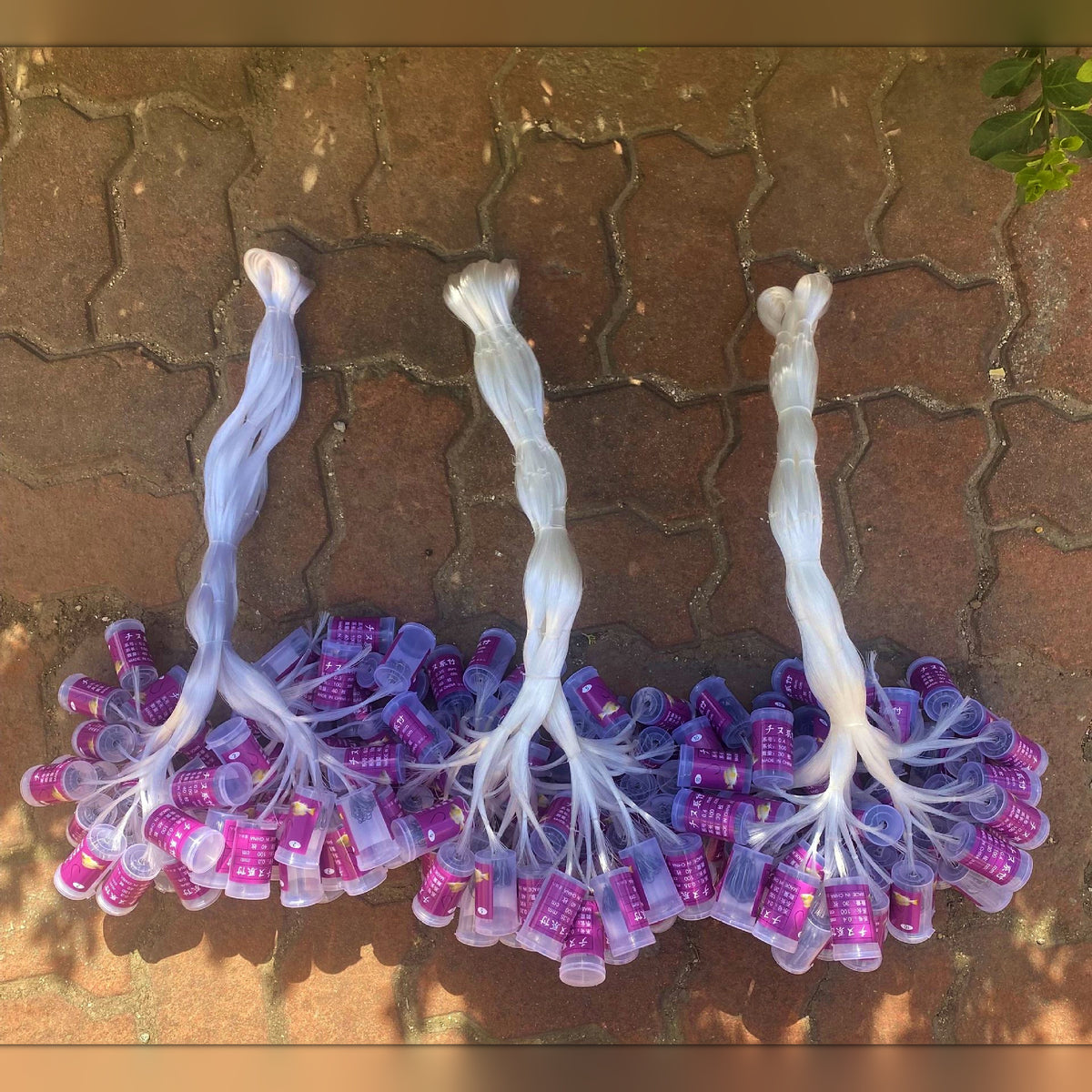 Pre-Snelled Barbed Hooks with Leader, 2 Tubs