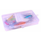 Fish Scale Metal Jig & Spoon Lure Kit, 12-Piece Set