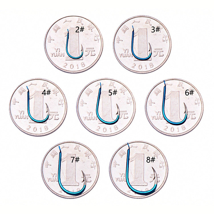 Anti-Tangle Multi-Hook Rig for Boat Fishing, Sizes 2–8
