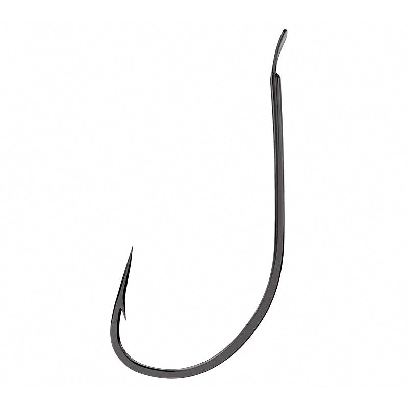 Maruse Style Barbed Saltwater Hooks, Black or Silver