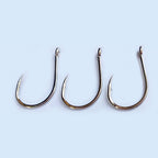Barbed Ringed Fishing Hooks, Reinforced, Sizes 0.3–12