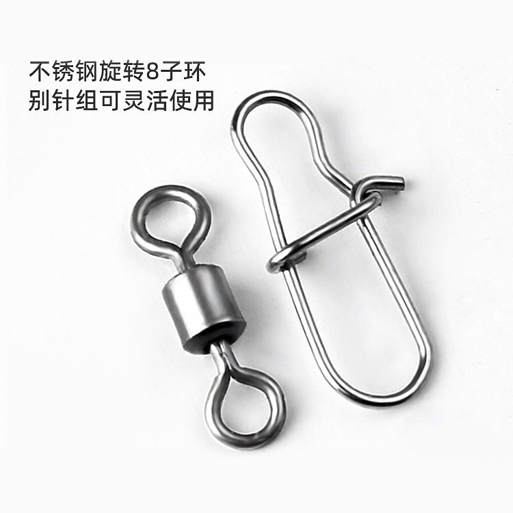 Fishing Snap Swivel Connectors, Size #2–#14