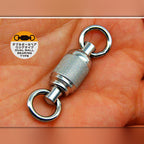 Double Bearing Fishing Swivels, Stainless Steel, Sizes #2–#8