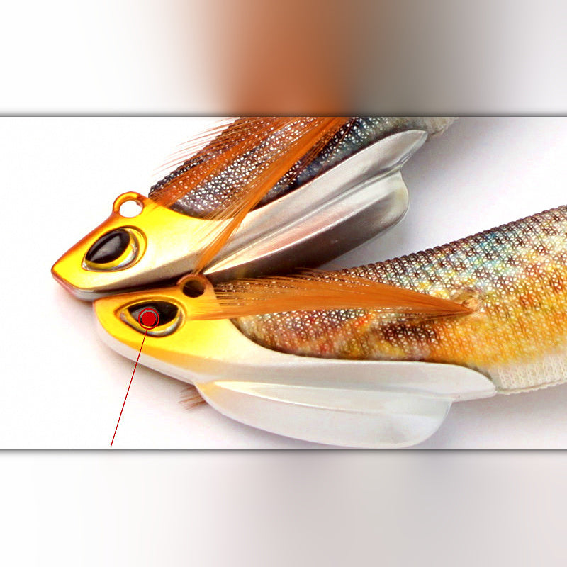Weighted Wood Shrimp Squid Jig, 13 cm, 30 g (1.1 oz)