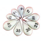 Glow Teardrop Sinker with Swivel, 0.4–7.8 oz (11–220 g), 10 Pack