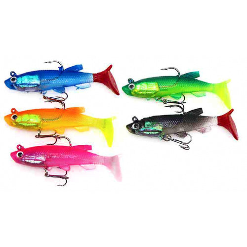 Weighted T-Tail Soft Swimbait, 12–14 g (0.42–0.49 oz)