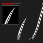 Iseni Barbed Eyed Hook Assortment Set with Box