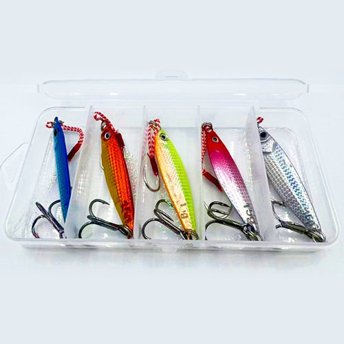 Metal Casting Jig, 7–20 g (0.25–0.7 oz), Assorted Colors
