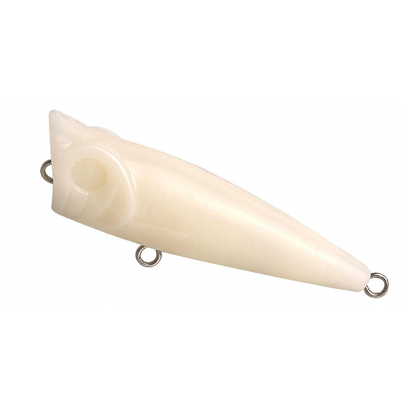 Unpainted Popper Blank, Surface Hard Bait for DIY Lure Painting