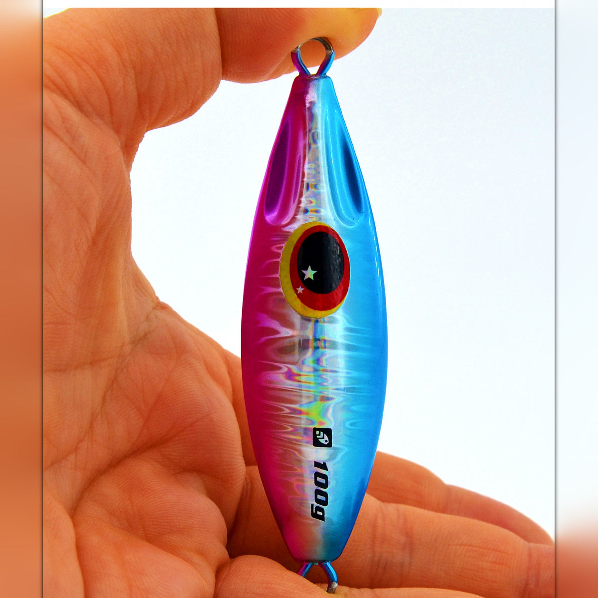Slow Pitch Jig, 30–120 g (1.1–4.2 oz), Glow & Laser