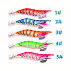 Wood Shrimp Lure, Plastic Shrimp Bait, Sizes 2.0/2.5/3.0