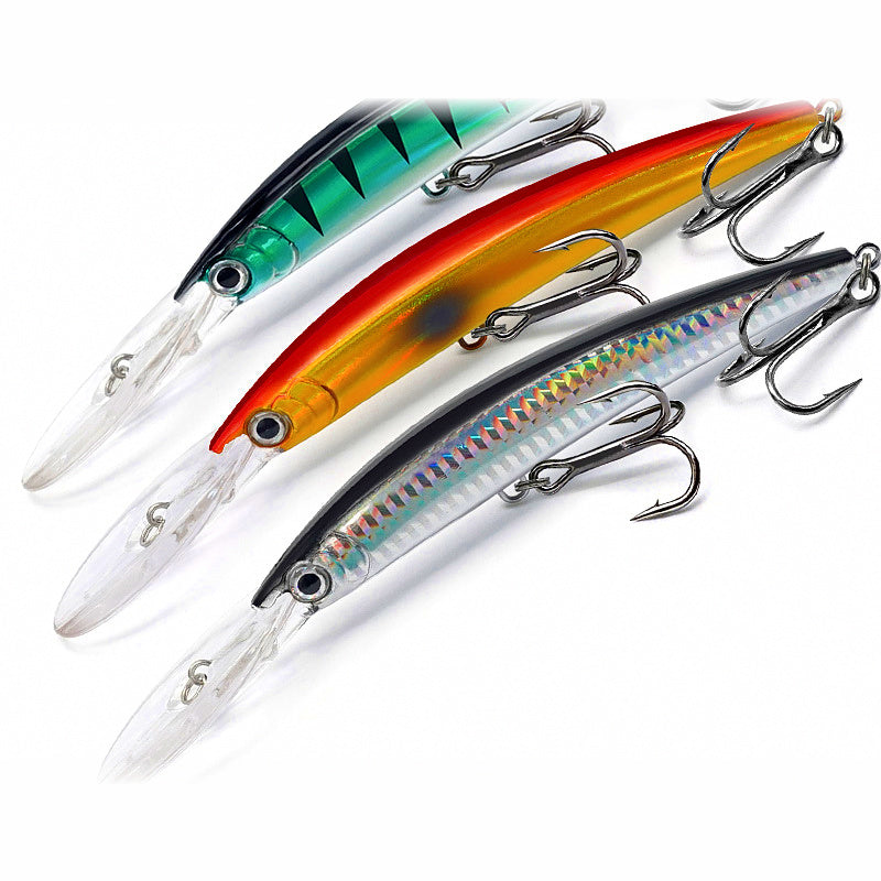 Long Lip Minnow Hard Bait, 17 cm (6.7 in), 27 g (0.95 oz)