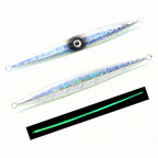 Slow Pitch Jig, 40–620 g (1.4–21.9 oz), Laser & Glow Colors