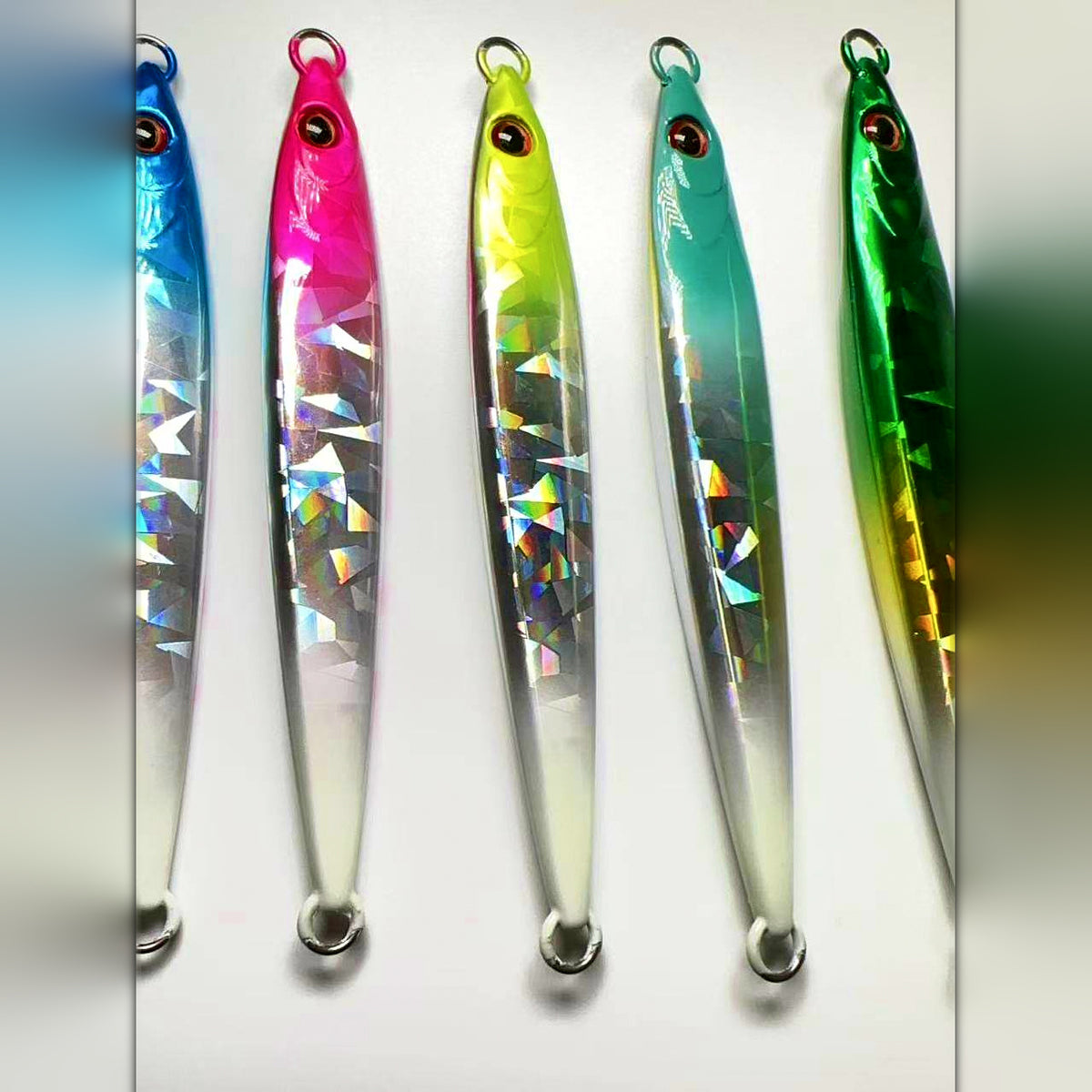 Casting Jig with Glow Tail, 40–120 g (1.4–4.2 oz)