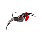 Jointed Soft Shrimp Lure, Glow and Clear Colors