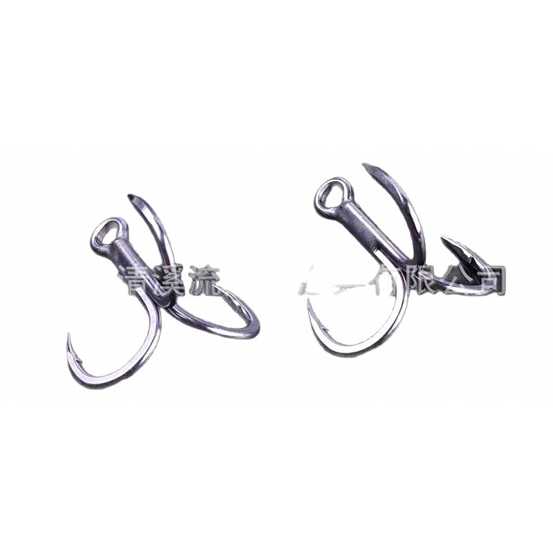 4X Strong Treble Hooks, Saltwater, Sizes 8 to 5/0