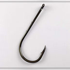 Barbed Carbon Steel Live Bait Hooks, 1000 Pack