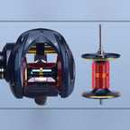 Slow Pitch Baitcasting Reel, 6.3:1, 7 Bearings, Metal Spool