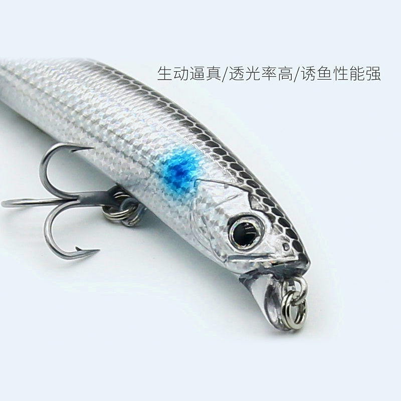 Long Cast Sinking Minnow Hard Bait, 9–14 g (0.3–0.5 oz)