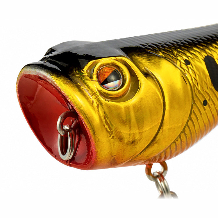 Big Mouth Popper Topwater Lure, Floating Hard Bait