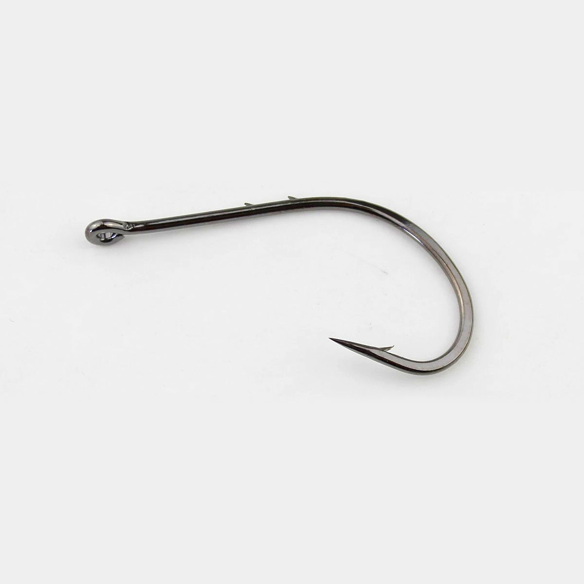 Long Shank Ring Eye Barbed Bait Hooks, Bulk, #4–#28