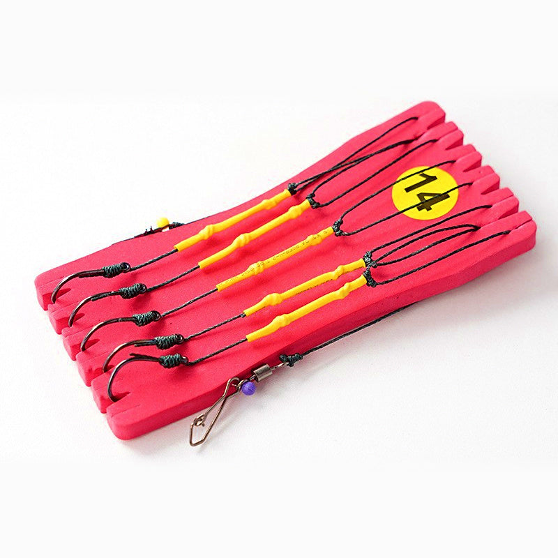 Saltwater Multi-Hook Rig, Iseni Hooks Size 10–16, Braided PE