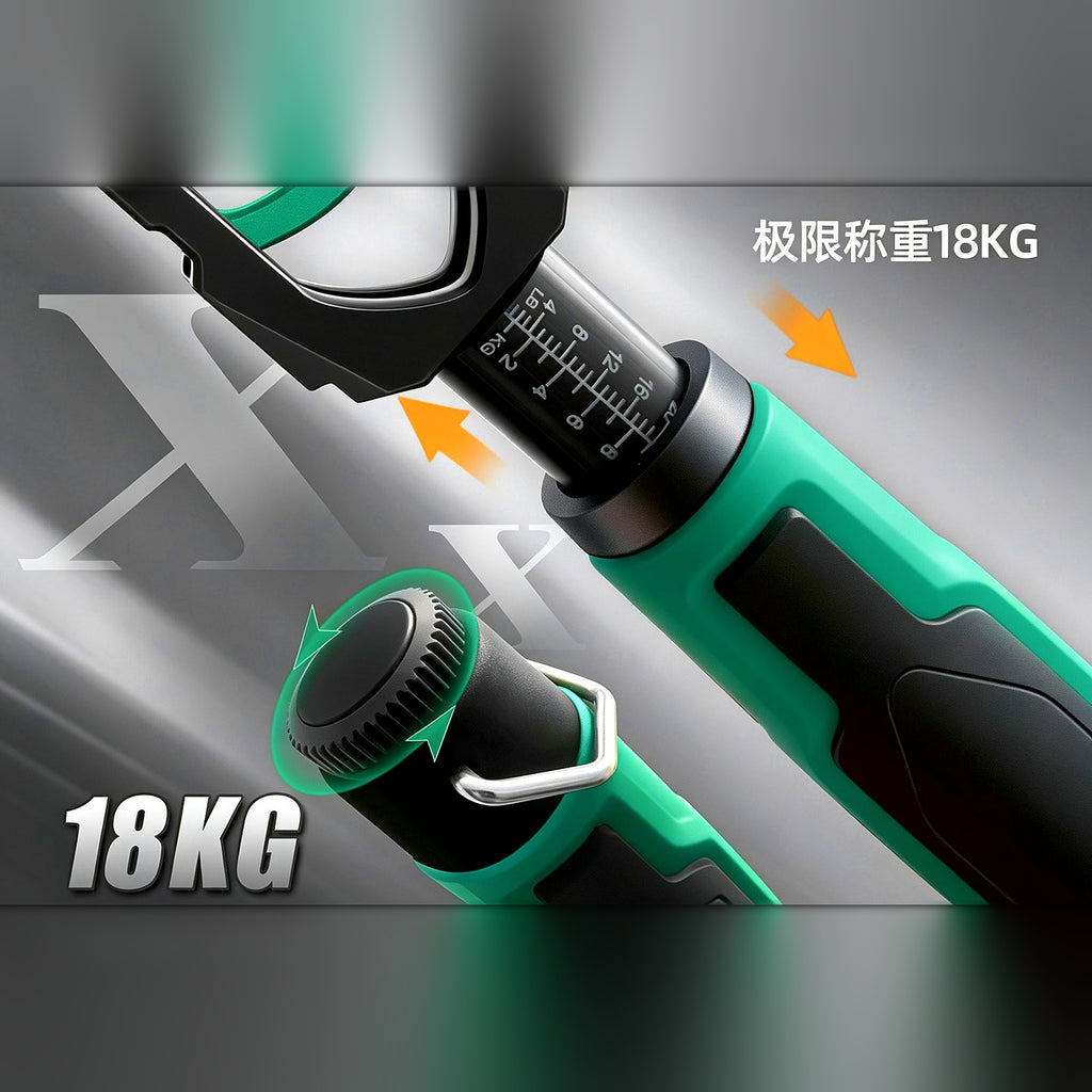 Aluminum Fish Gripper with Scale, Lightweight Lip Grip