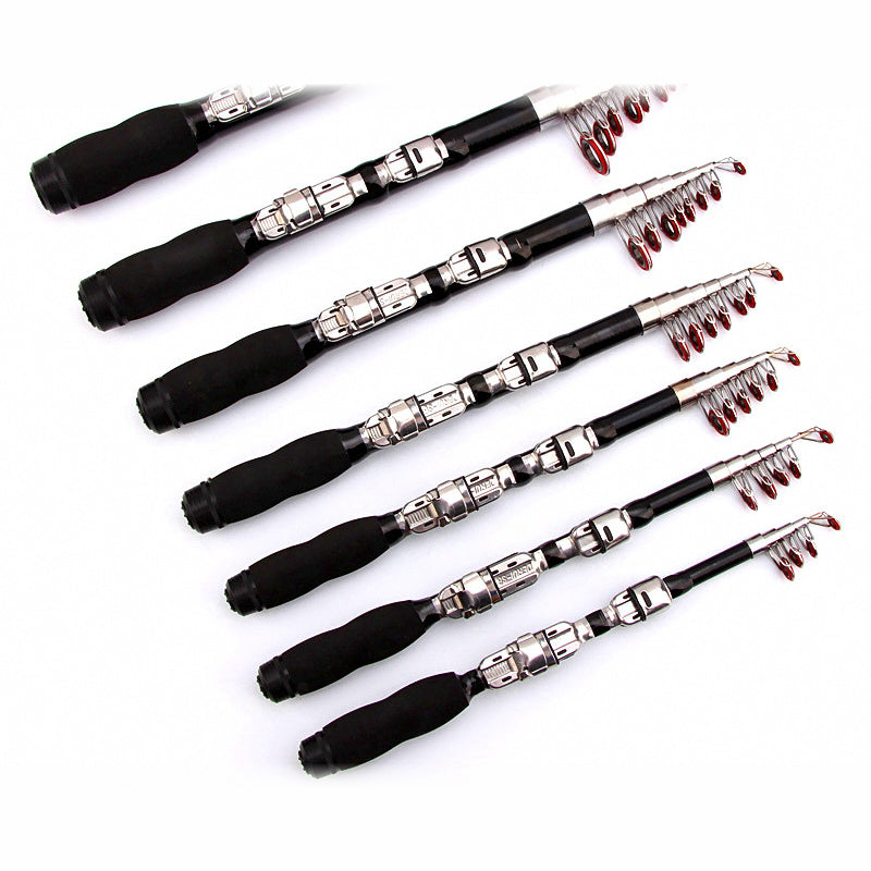 Telescopic Mini Sea Rod, 1.0–2.3 m (3.3–7.5 ft), Fiberglass