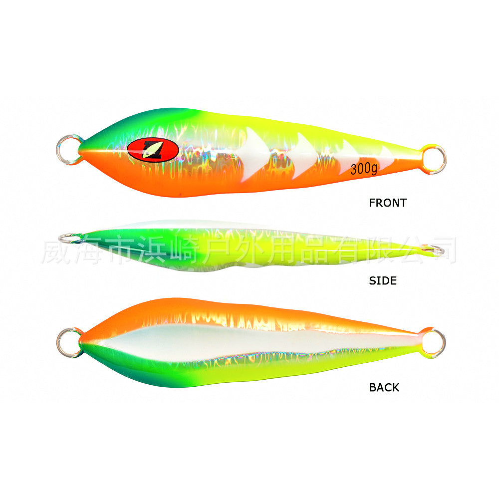Glow Flat Fall Jig, 100–300 g (3.5–10.6 oz)