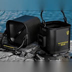Collapsible Live Bait Fish Bucket with Rope, 4–13 L