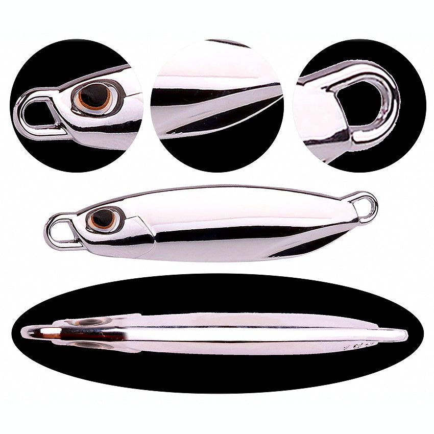 Mirror Plated Metal Jig, 7–80 g (0.25–2.8 oz)