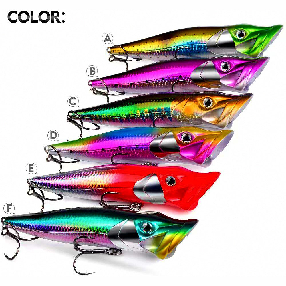 Topwater Surface Lure, 50 g (1.8 oz) Floating Long-Cast Bait