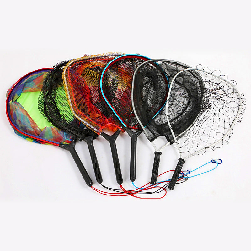 Short Handle Landing Net, Aluminum Frame, 37 cm (14.6 in)