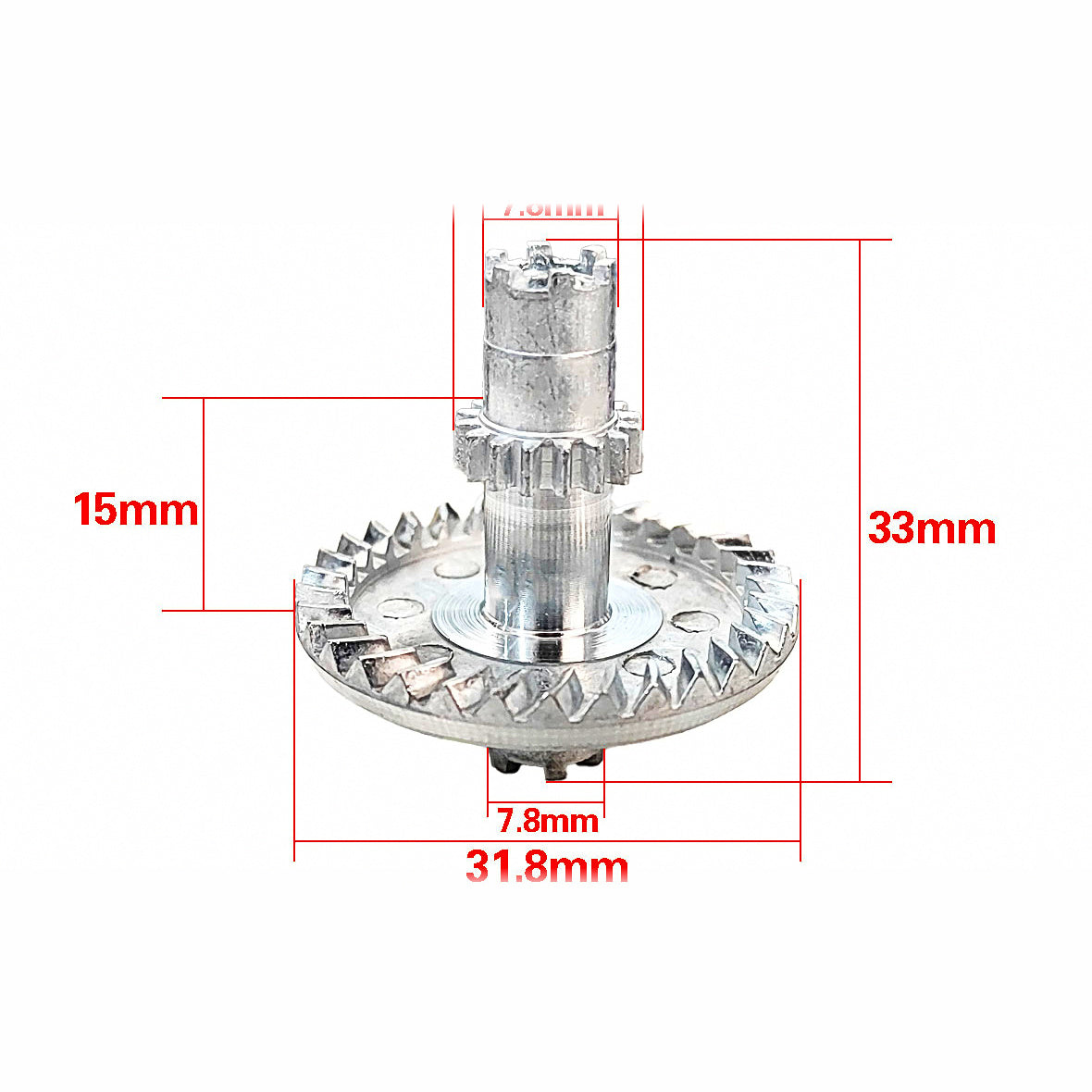 Spinning Reel Repair Part – Brass Gear, Arm Shaft, Slider