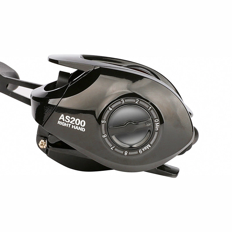 Teardrop Baitcasting Reel, Metal Spool, Left or Right Hand