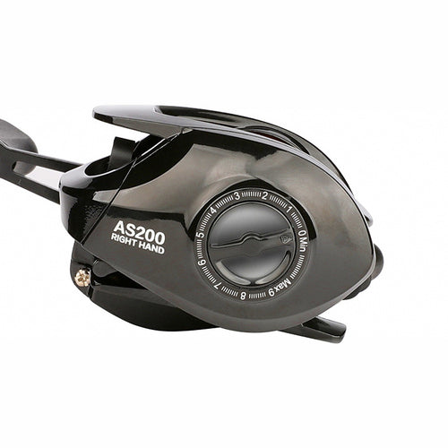 Teardrop Baitcasting Reel, Metal Spool, Left or Right Hand