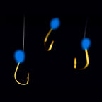 Seven-Star Glow White Dot String Hook Rig, Hand-Tied