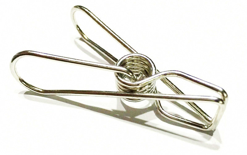 Stainless Steel Fishing Snap Safety Pins, Open & Closed Eye – product photo