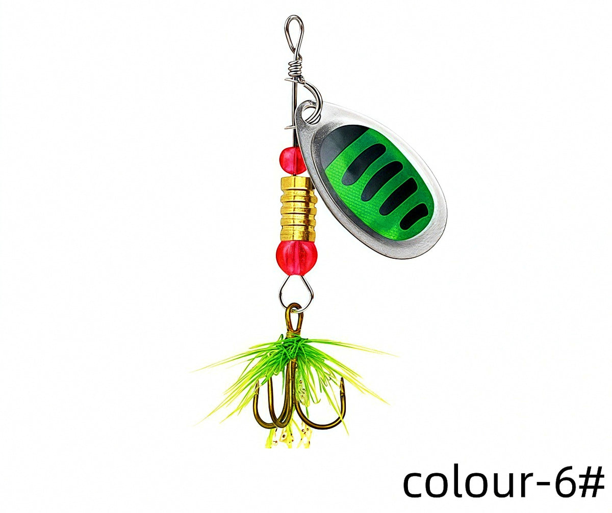 Spinner Blade Spoon Lure, 3 g (0.11 oz), 6 cm, Treble Hook – product photo