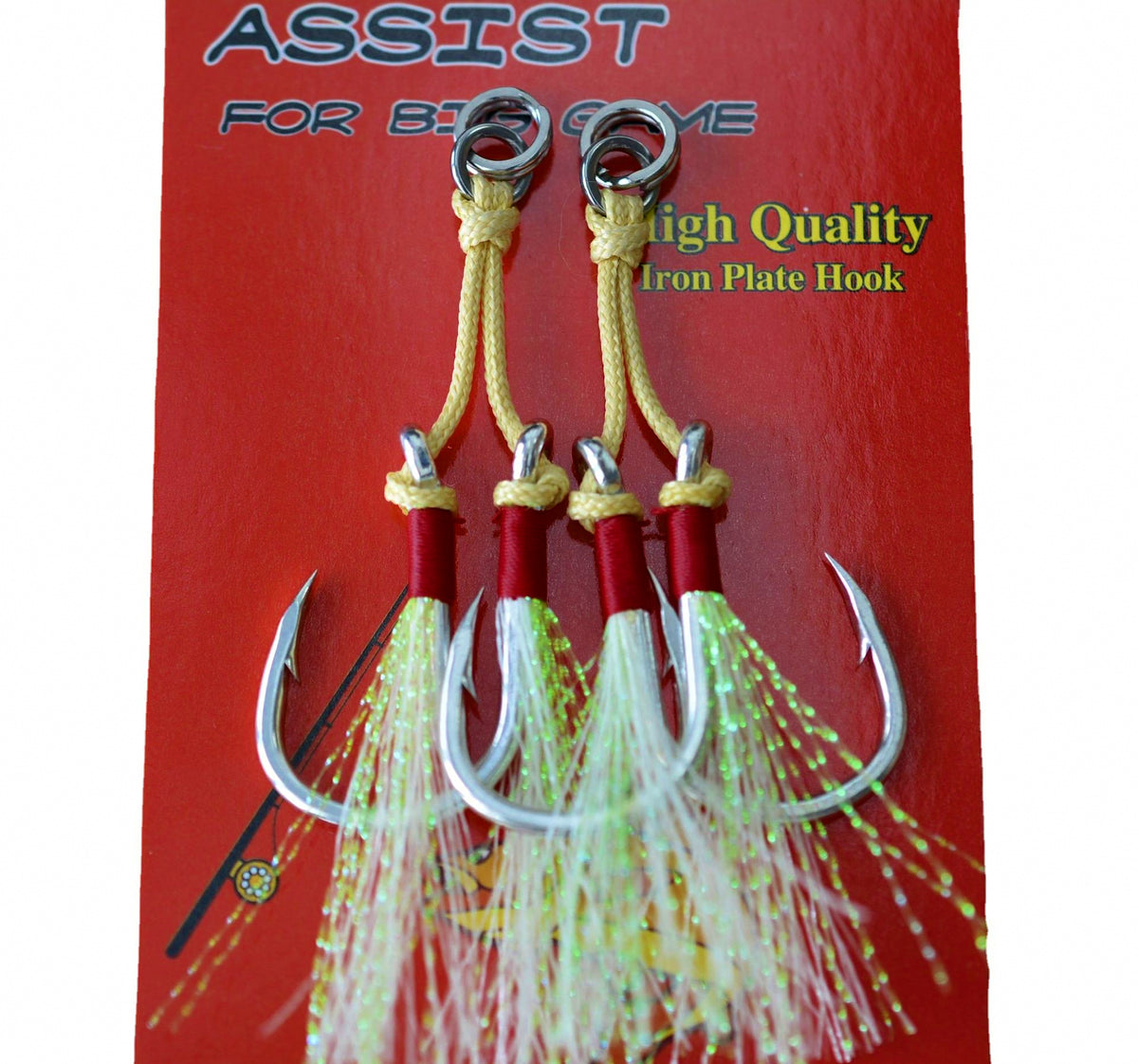 Double Assist Hooks for Jigs, Sizes 1/0–5/0 – product photo
