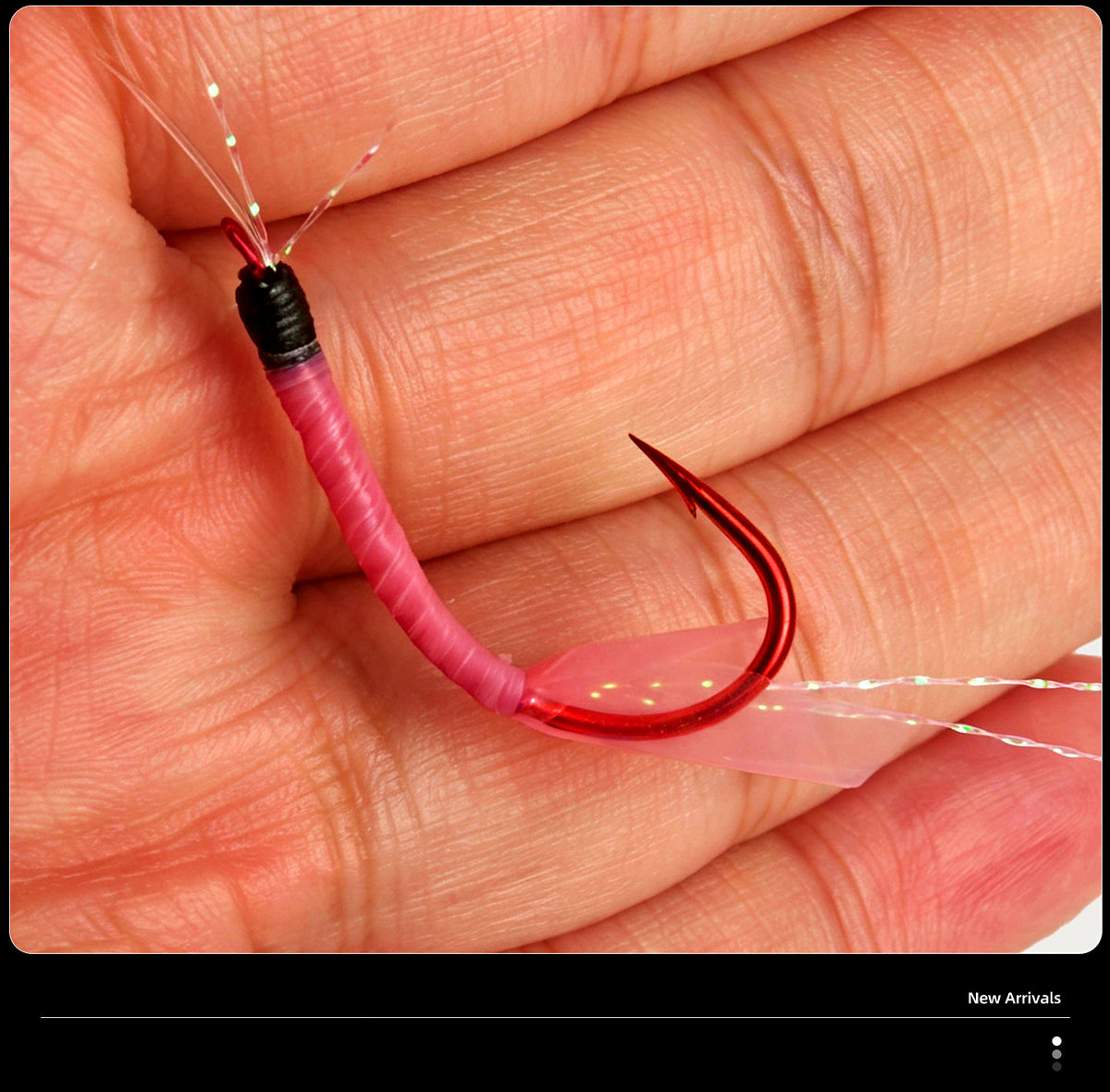 Fish Skin Rig, Pre-Tied Hooks on Line, Sizes 14-20 – product photo