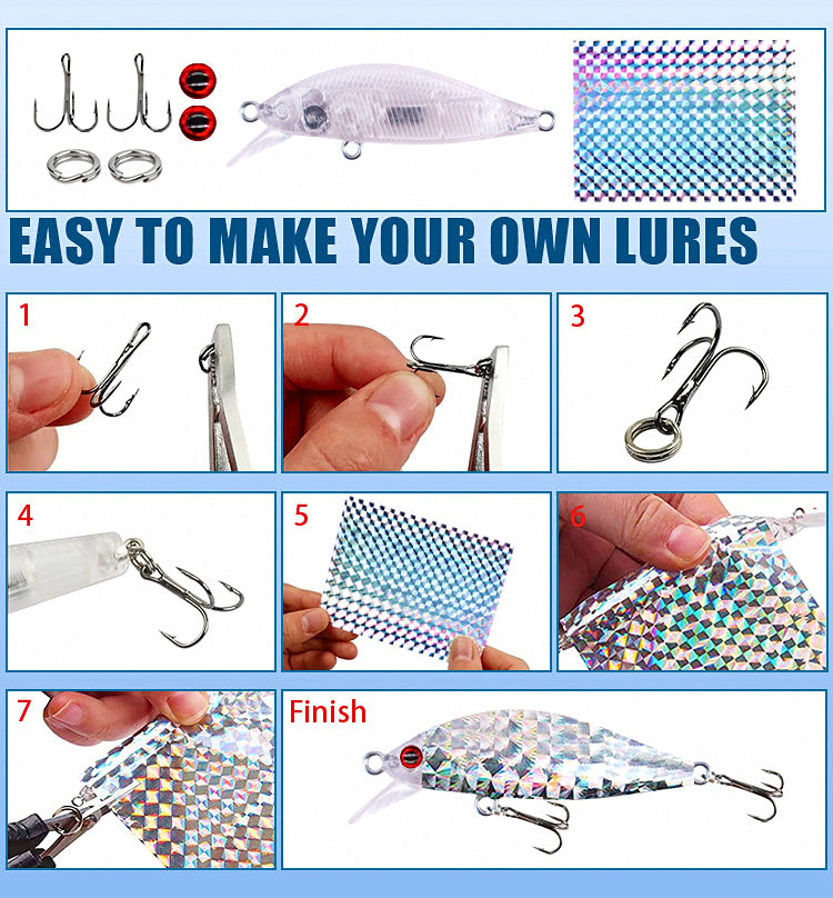 DIY Lure Kit, Minnow, Popper & Pencil Baits – product photo