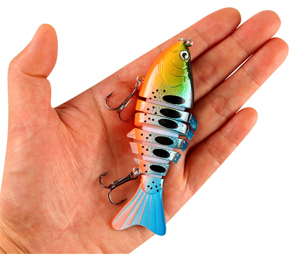 Jointed Loach Swimbait, Multi-Section Fish Lure – product photo