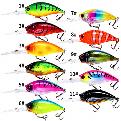Long Lip Minnow Hard Bait, 12.5 cm, 20.5 g (0.72 oz) – product photo