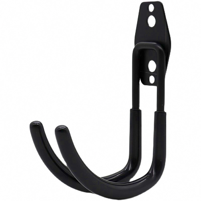 Heavy-Duty Metal Wall Hooks, Adhesive or Screw Mount
