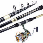 Carbon Casting Rod, Extra Hard, 5-Pc, 2.1–5.4 m (6.9–17.7 ft)