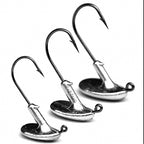 Barbed Jig Head Hooks, 3.5–14 g (1/8–1/2 oz), Carbon Steel – product photo