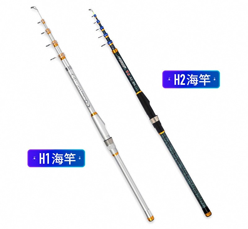 Long Cast Sea Fishing Rod, Carbon, 1.8–3.0 m (5.9–9.8 ft) – product photo